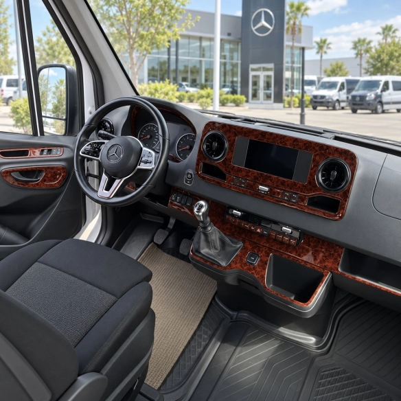 Mercedes Sprinter W907 kit décoration intérieure tableau de bord 39 pièces
