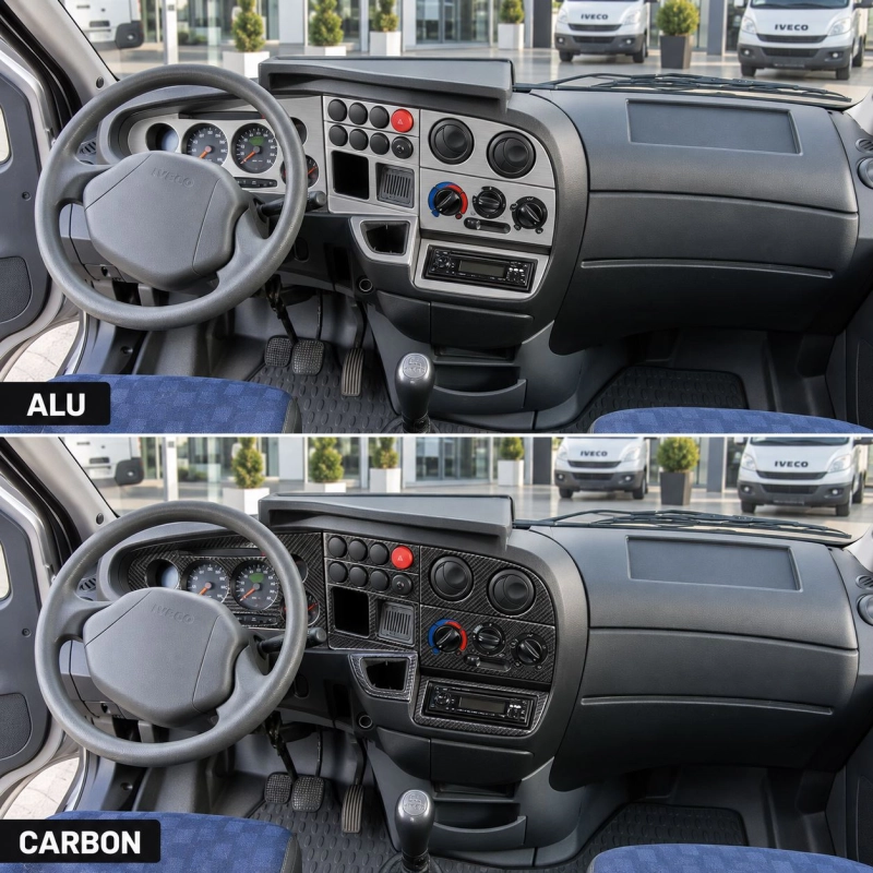 Iveco Daily City 1999-2007 3D kit décoration intérieure tableau de bord 8 pièces