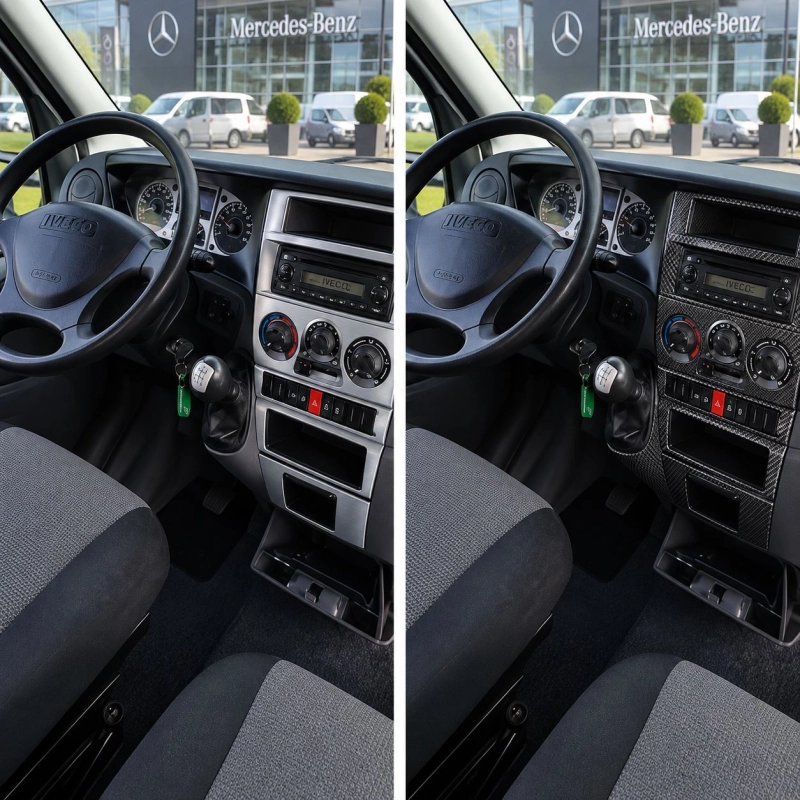 Iveco Daily 2007 - à aujourd’hui 3D kit décoration intérieure tableau de bord 7 pièces