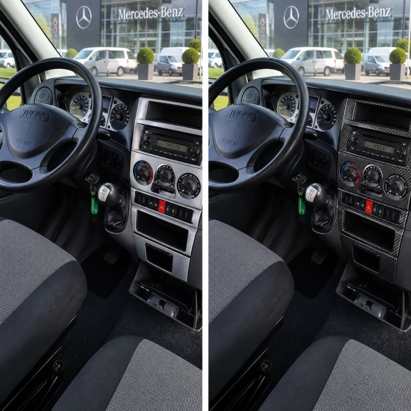 Iveco Daily 2007 - à aujourd’hui 3D kit décoration intérieure tableau de bord 7 pièces