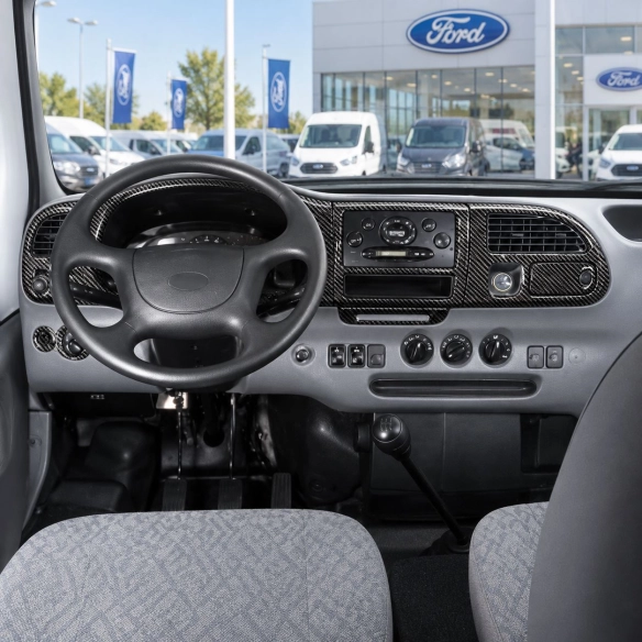 Ford Transit 1997-2000 3D kit décoration intérieure tableau de bord 8 pièces