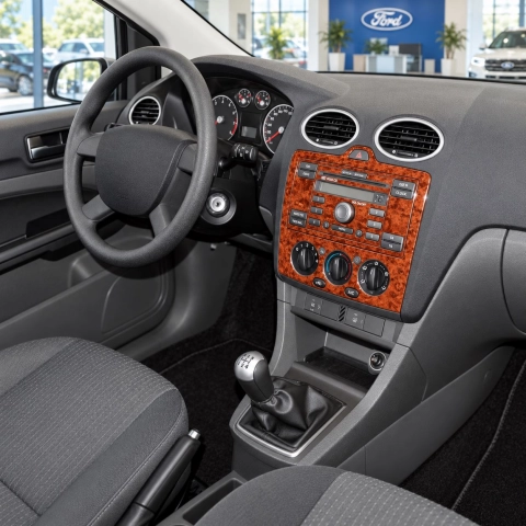 Ford Focus 2004-2010 3D kit décoration intérieure tableau de bord 5 pièces