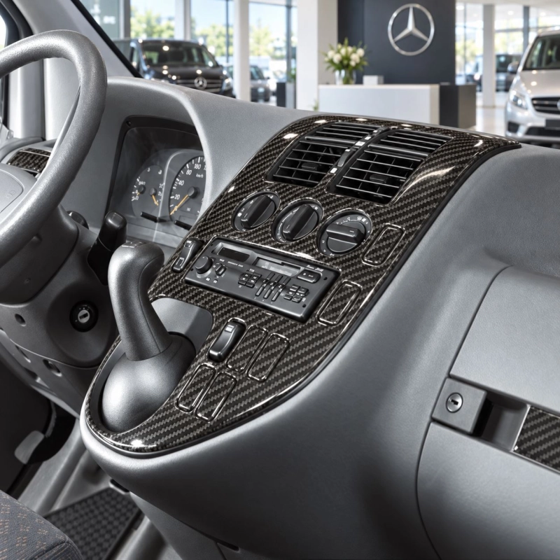 Mercedes Vito W638 1996-1999 3D kit décoration intérieure tableau de bord 23 pièces