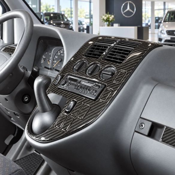 Mercedes Vito W638 V-Klasse 1996-1999 3D kit décoration intérieure tableau de bord 40 pièces