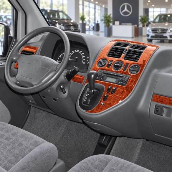 Mercedes Vito W638 1999-2004 3D kit décoration intérieure tableau de bord 24 pièces