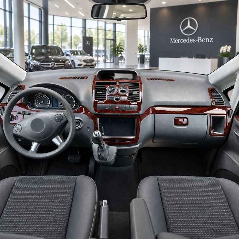 Mercedes Viano W639 2006 - à aujourd’hui 3D kit décoration intérieure tableau de bord 31 pièces