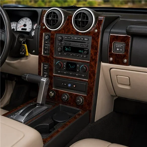Hummer H2 2003-2007 set de base kit décor tableau de bord 3D