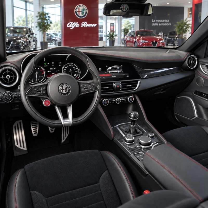 Alfa Romeo 2015 Giulia 952 3D kit décoration intérieure tableau de bord 33 pièces