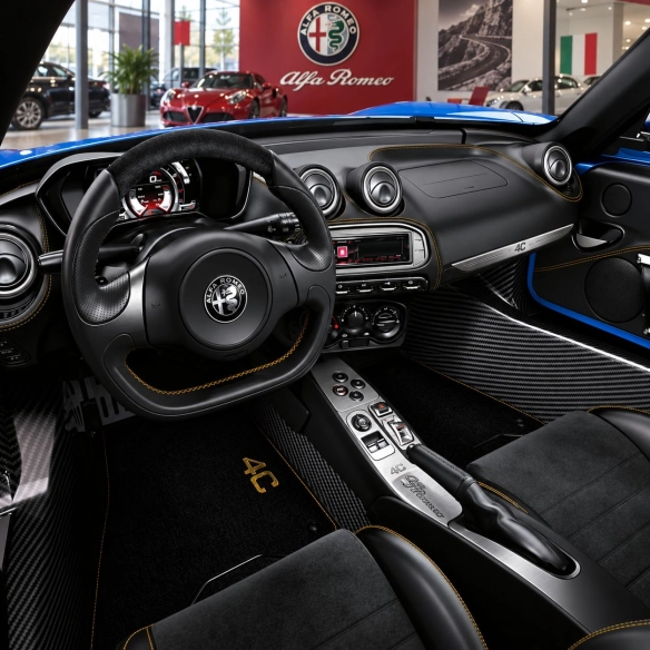 Alfa Romeo 4C Coupe 2014-2020 3D kit décoration intérieure tableau de bord 35 pièces