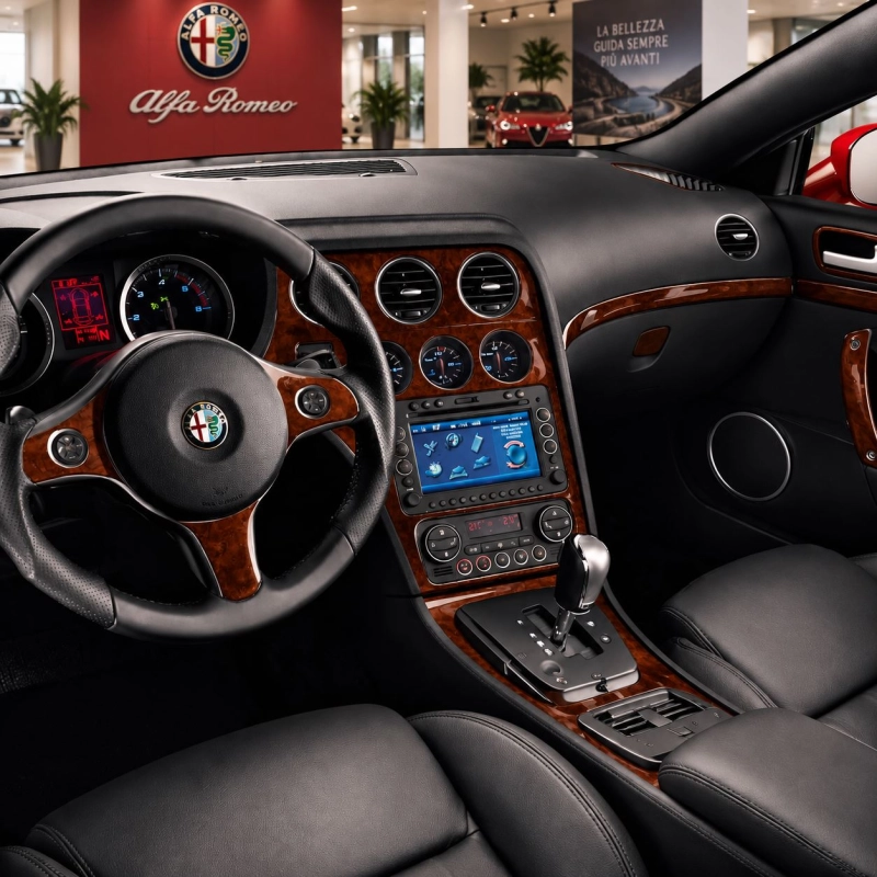 Alfa Romeo 159 2005-2011 3D kit décoration intérieure tableau de bord 27 pièces