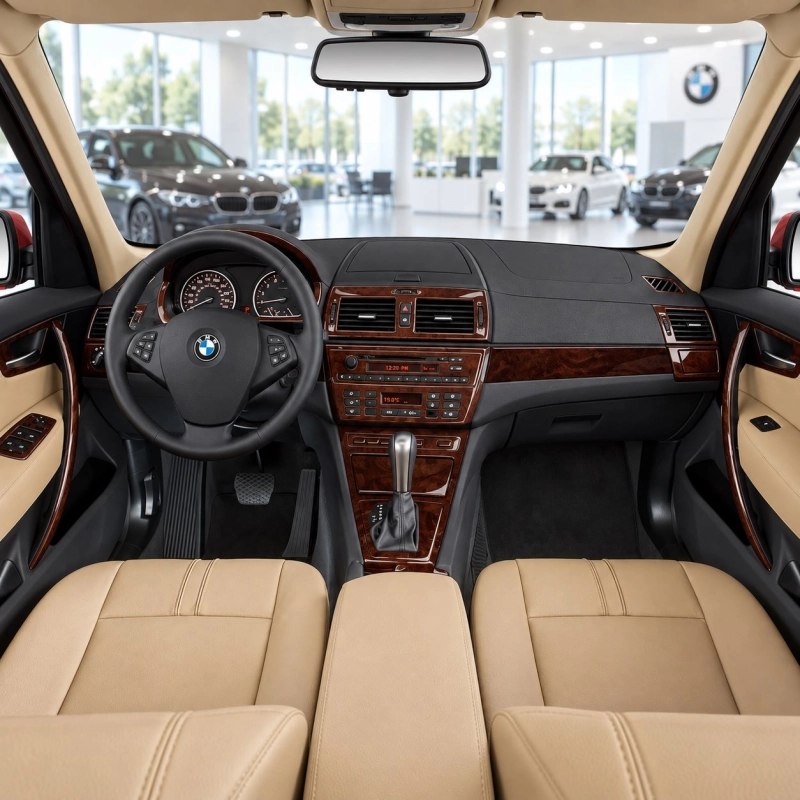 BMW X3 E83 2004-2010 3D kit décoration intérieure tableau de bord 48 pièces