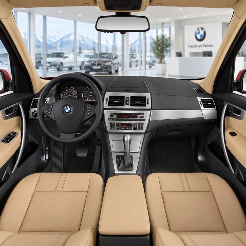 BMW X3 E83 2004-2010 3D kit décoration intérieure tableau de bord 48 pièces