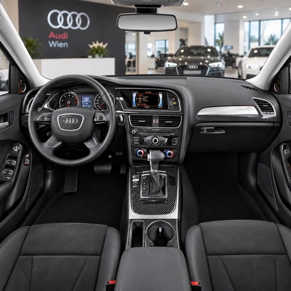 Audi A6 2005-2011 3D kit décoration intérieure tableau de bord 25 pièces