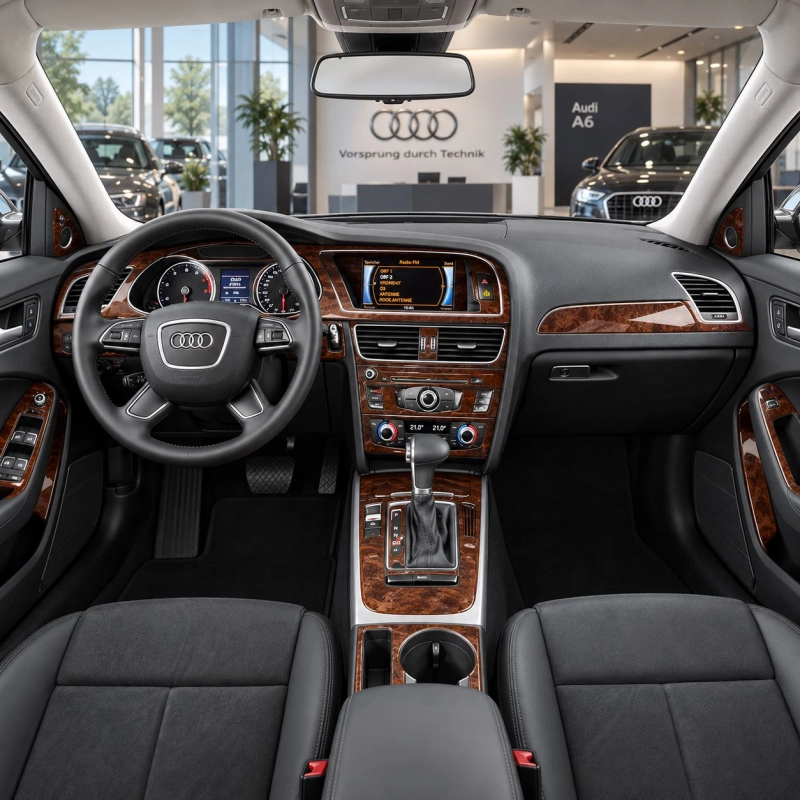 Audi A6 2005-2011 3D kit décoration intérieure tableau de bord 10 pièces