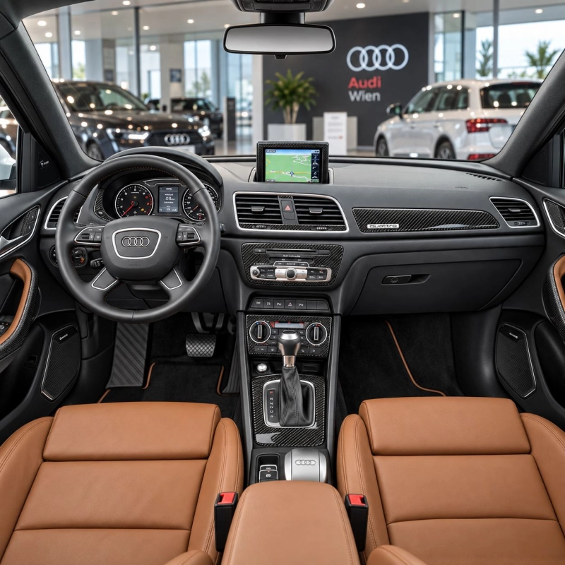 Audi Q3 ab 2015 3D BASIC kit décoration intérieure tableau de bord 28 pièces