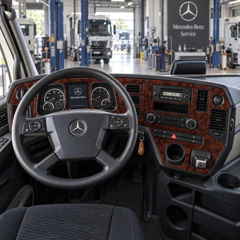 Mercedes Actros Antos 2011 - à aujourd’hui 3D kit décoration intérieure tableau de bord 20 pièces