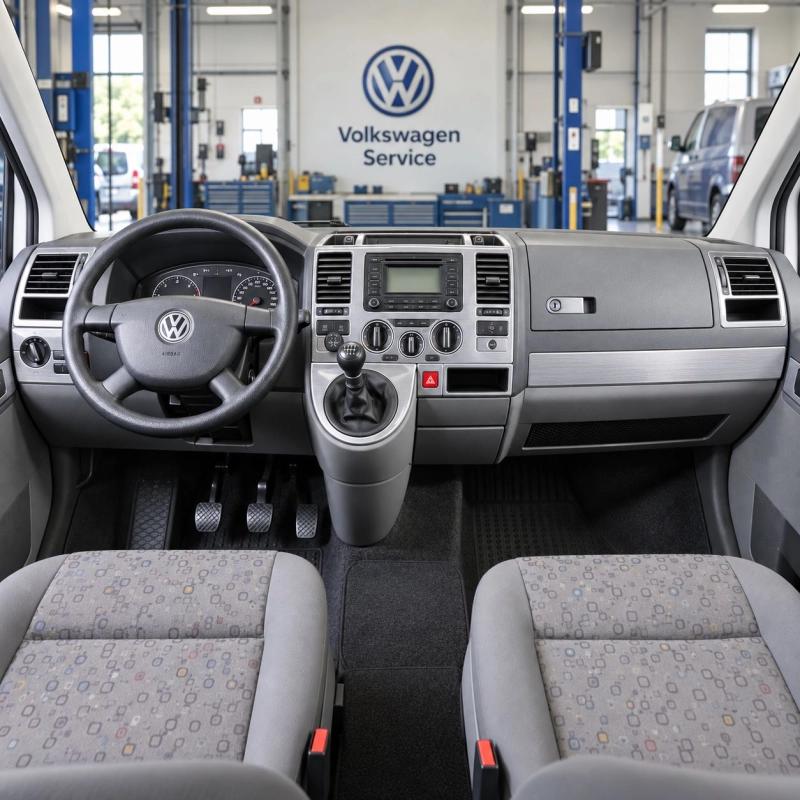 Volkswagen Transporter T5 2003-2009 3D kit décoration intérieure tableau de bord 29 pièces