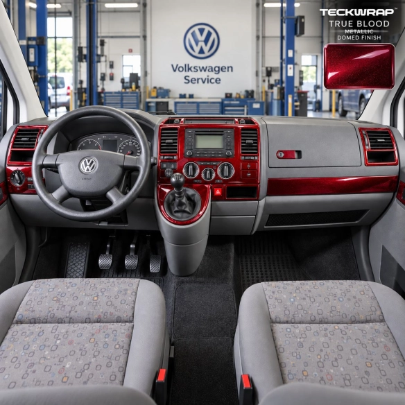 Volkswagen Transporter T5 2003-2009 3D kit décoration intérieure tableau de bord 29 pièces