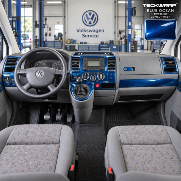 Volkswagen Transporter T5 2003-2009 3D kit décoration intérieure tableau de bord 29 pièces