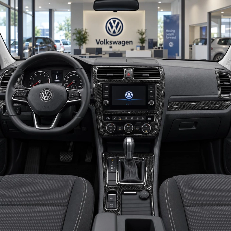 Volkswagen Scirocco 2013 - à aujourd’hui 3D kit décoration intérieure tableau de bord 16 pièces