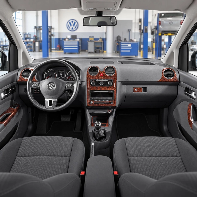 Volkswagen Caddy 2010 - à aujourd’hui 3D kit décoration intérieure tableau de bord 16 pièces