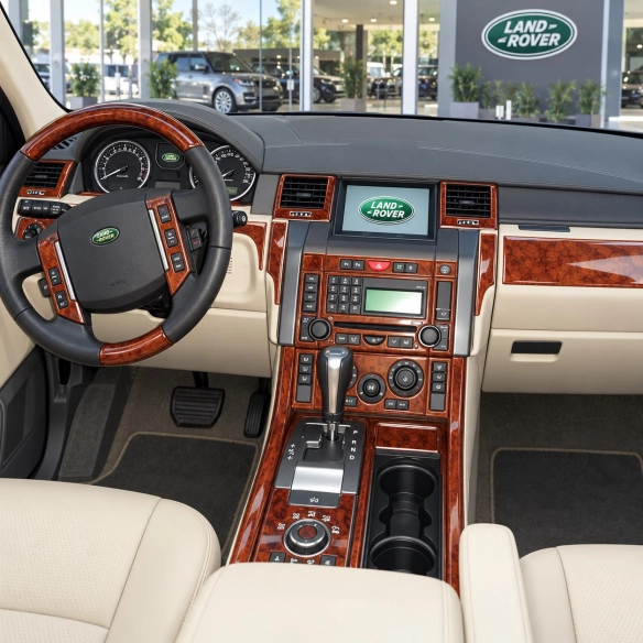 Land Rover Range Rover Sport 2006-2009 3D kit décoration intérieure tableau de bord 76 pièces
