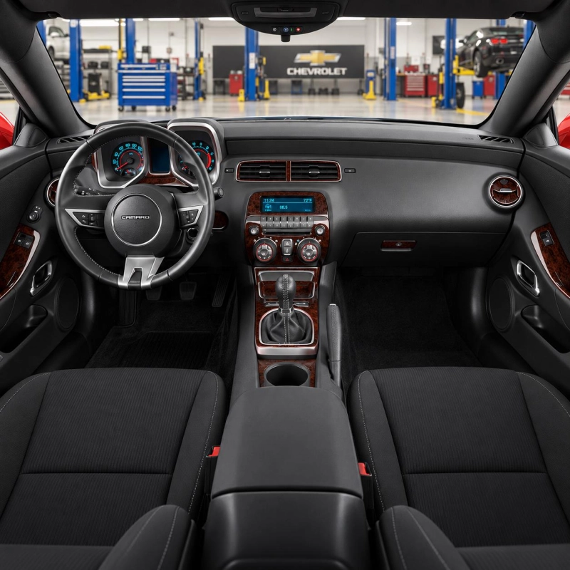 Chevrolet Camaro 2010-2015 kit décoration intérieure tableau de bord, Optional Front tableau de bord And porte garniture, 8 Pcs
