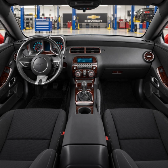 Chevrolet Camaro 2010-2015 kit décoration intérieure tableau de bord, Optional Front tableau de bord And porte garniture, 8 Pcs