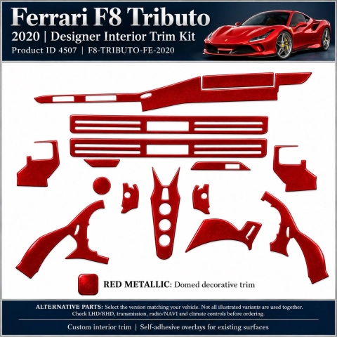 Ferrari 812 2020 – Designer Trim – Kit intérieur complet