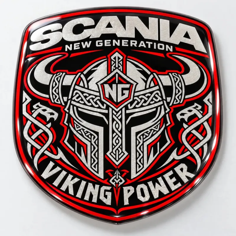 Écusson 3D de cabine pour Scania NG – Viking Classic – 90 mm
