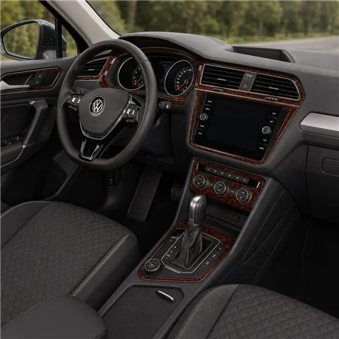 Volkswagen Tiguan 2018-2024 kit décor tableau de bord 3D, 27 pièces