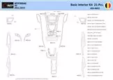Hyundai i40 2011-2015 Kit la décoration du tableau de bord 21 Pièce
