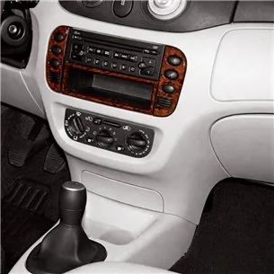 Citroen C2-C3 2002-2004 kit décor tableau de bord 3D, 4 pièces