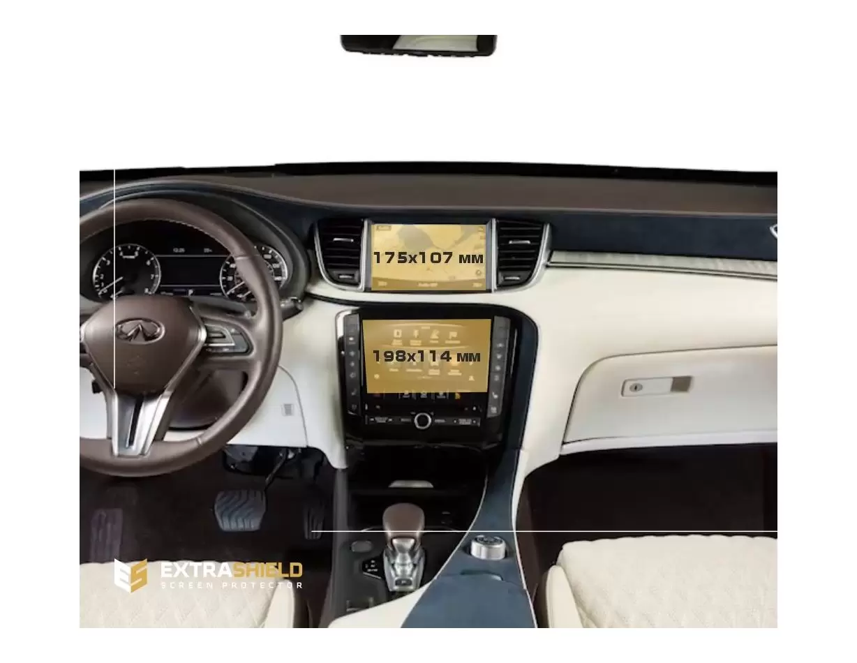 Hyundai Tucson 2021 - Present Multimedia 10,25" Protection d'écran Résiste aux rayures HD transparent - 1 - habillage decor de t