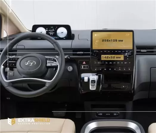 Hyundai Sonata 2019 - Present Digital Speedometer 12,3" Protection d'écran Résiste aux rayures HD transparent - 1 - habillage de