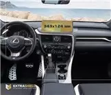 Lexus RX 2019 - Present Multimedia 12,3" Protection d\'écran Résiste aux rayures HD transparent