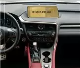 Lexus RX 2015 - 2019 Multimedia 8" Protection d\'écran Résiste aux rayures HD transparent