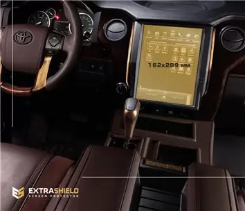 Toyota Tundra 2011 - Present Full color LCD monitor (13,6") Protection d'écran Résiste aux rayures HD transparent - 1 - habillag