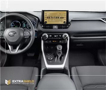 Toyota RAV4 2018 - Present Multimedia 7" Protection d'écran Résiste aux rayures HD transparent - 1 - habillage decor de tableau 