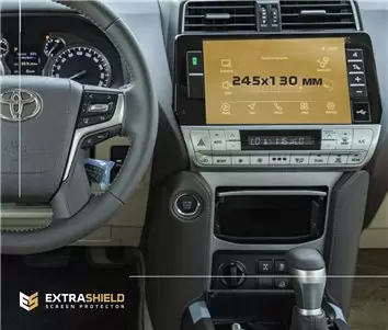 Toyota Land Cruiser Prado 150 2012 - Present Multimedia Protection d'écran Résiste aux rayures HD transparent - 1 - habillage de