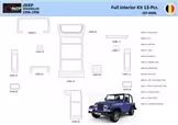 Jeep Wrangler 1996-1999 Kit la décoration du tableau de bord 13 Pièce