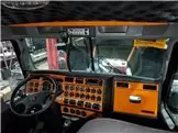 Kenworth W900 Camion 2019-2022 Ensemble combiné de garnitures de tableau de bord de style intérieur