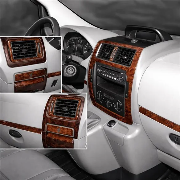 Citroen Jumpy 2007+ kit décor tableau de bord 3D, 12 pièces
