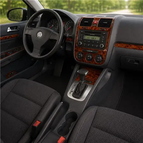 Volkswagen Jetta 2005-2009 boîte auto, climatisation kit décor tableau de bord 3D