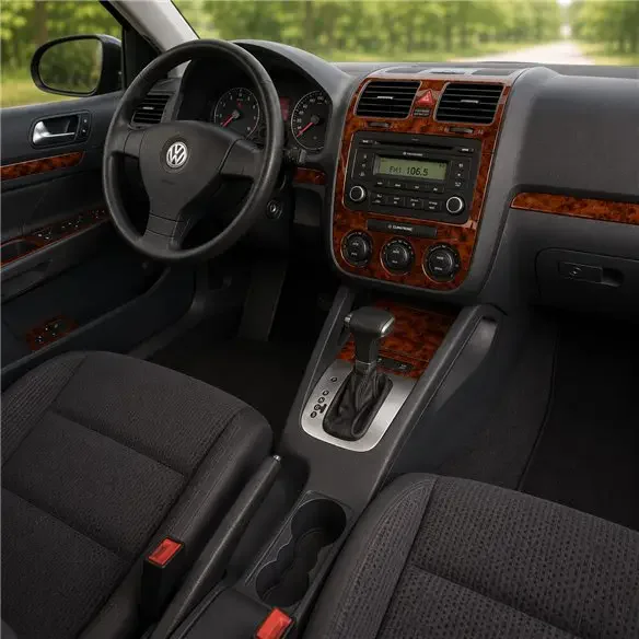 Volkswagen Jetta 2005-2009 boîte auto, climatisation kit décor tableau de bord 3D