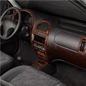 Citroen Saxo 1996-1999 kit décor tableau de bord 3D, 8 pièces