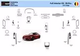 Toyota Supra 2019-2023 Manual Gearbox or Automatic Gear WHZ Décoration de tableau de bord 28-Part