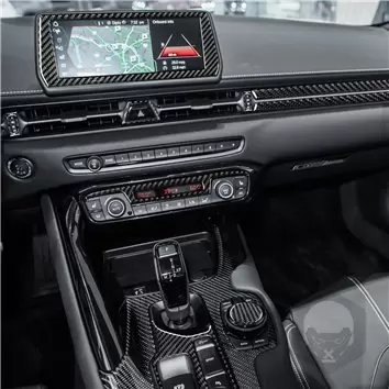 Toyota Supra 2019-2023 Manual Gearbox or Automatic Gear WHZ Décoration de tableau de bord 28-Part - 6 - habillage decor de table