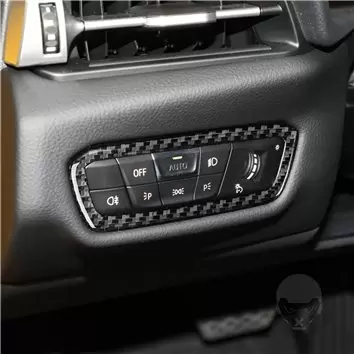 Toyota Supra 2019-2023 Manual Gearbox or Automatic Gear WHZ Décoration de tableau de bord 28-Part - 7 - habillage decor de table