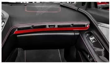 Chevrolet Corvette C8 2020 Convertible Habillage Décoration de Tableau de Bord 23 Pièce - 3 - habillage decor de tableau de bord